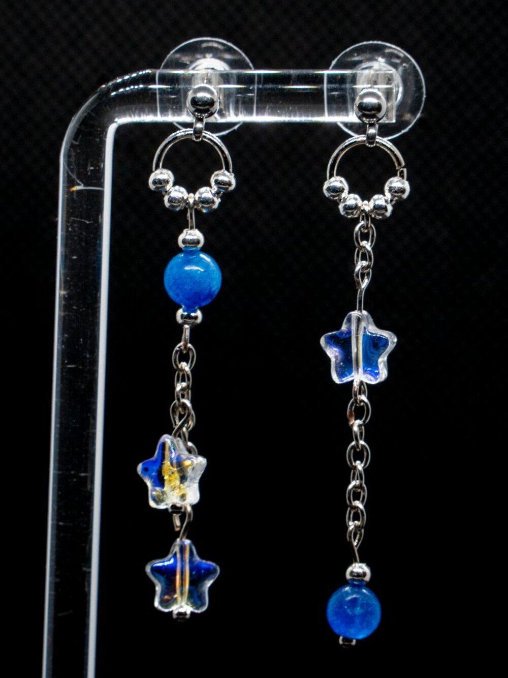 Starpath Blues -- Dangle Earrings